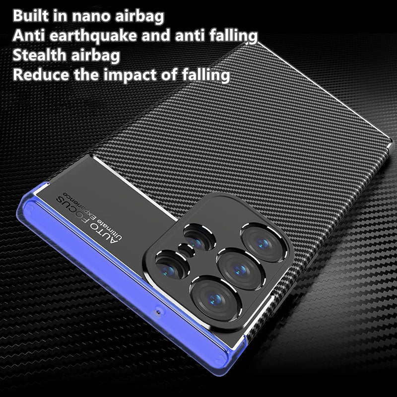 Capas Shockproof TPU Cover For Samsung S24 Series