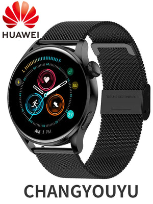 GT 3 Smart Huawei Watch NFC On Wrist Fashion Men Music Playback Smartwatch Tracker - theroxymob