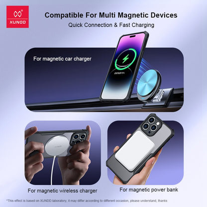 Magnetic Wireless Charging PC TPU Case for iPhone 14 series - theroxymob