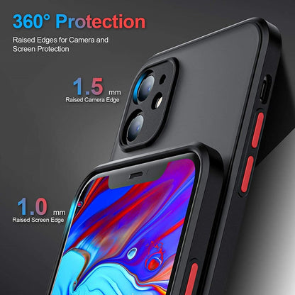 Luxury Shockproof Matte Silicone case For iPhone 14 13