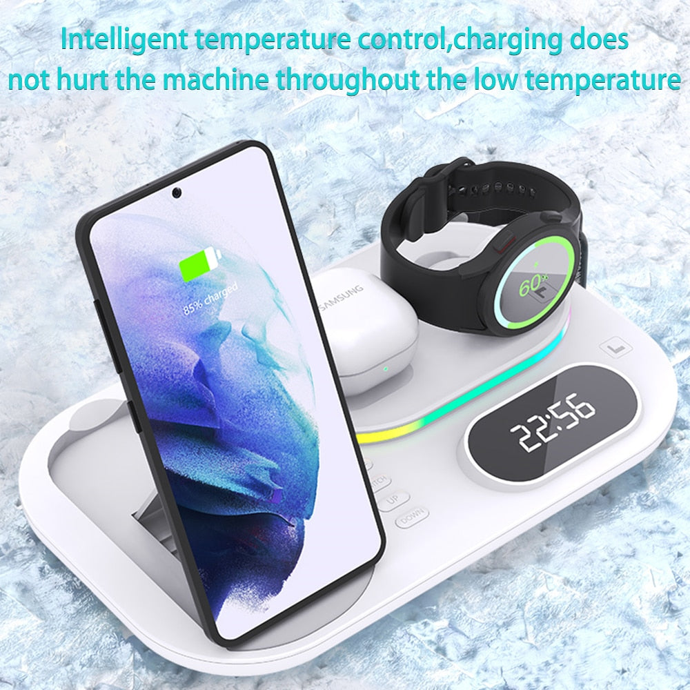 3 IN 1 FAST WIRELESS CHARGER STATION FOR SAMSUNG GALAXY Z FOLD 4 - theroxymob