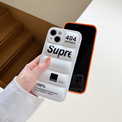 3D Puffer Fashion Supreme Case For IPhone 14 13 12
