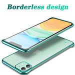 Transparent Ultra-thin Plating Frameless Cover for iPhone 1413 1 - theroxymob