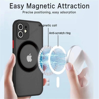 Magsafe Case Magnetic Wireless Charging Cover For Samsung Galaxy S23 / S22 Series - theroxymob