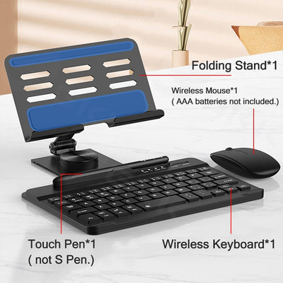 Newest Keyboard Office Bracket For Samsung Galaxy Z Fold5 Fold4 Fold3 5G With Stylus And Mouse