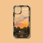 Purple Sunset Snow Mountain Phone Case For iPhone 14 13 - theroxymob