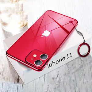 Transparent Ultra-thin Plating Frameless Cover for iPhone 1413 1 - theroxymob