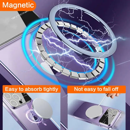 Luxury Magnetic Full Lens Protector Soft Clear Case For iPhone 15 14 13