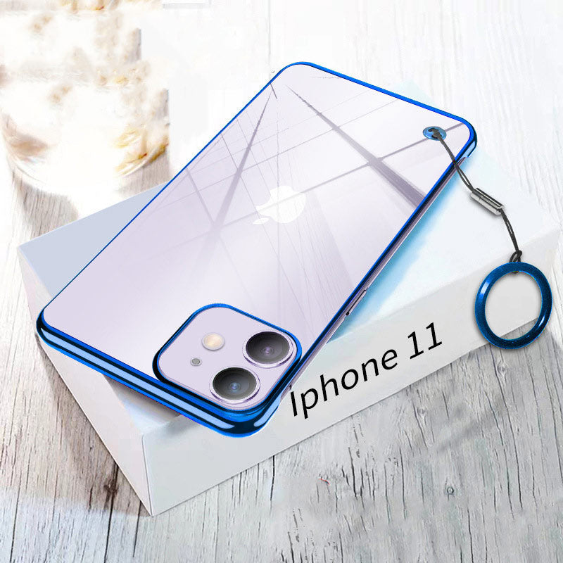 Transparent Ultra-thin Plating Frameless Cover for iPhone 1413 1 - theroxymob