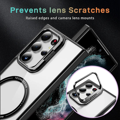 Camera Lens Frame Metal Bracket Shockproof Case For Samsung S24 Series
