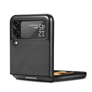 Luxury Carbon Fiber Slim Case for Samsung Galaxy Z Flip 4