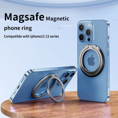 Magnetic Cell Phone Ring Holder MagSafe Removable For iPhone 14 13 - theroxymob