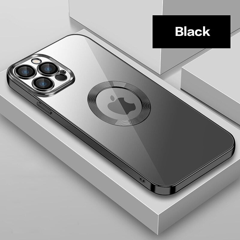 Luxury Lens Plating Magnetic Circle Cover For iPhone 13 Series - theroxymob