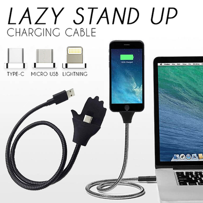 Lazy Stand Up Charging Cable - theroxymob