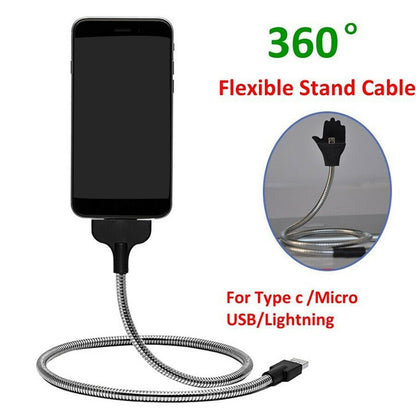Lazy Stand Up Charging Cable - theroxymob