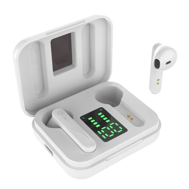 Bluetooth True Wireless Earphones 5.0 TWS Waterproof Mini Sound Sport - theroxymob
