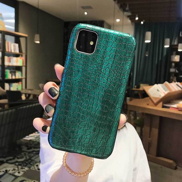 Fashion Crocodile Snake Skin Cover Case For iPhone 12 Series - theroxymob