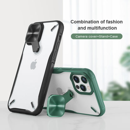 Casing Hard PC Soft TPU Camera Protection + Ring Stand for iPhone 12 / 12 Pro - theroxymob