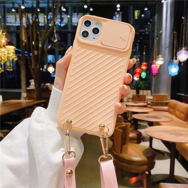 Slide Camera Protect Phone Case for iPhone 12 Serie