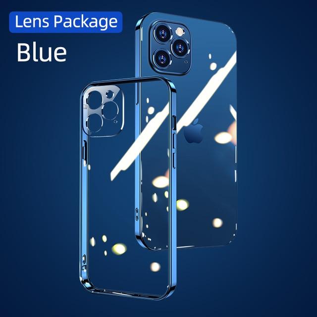 Full Lens Protection Cover Transparent Case For iPhone 12 series - theroxymob