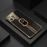 Full Luxury Wallet Case for iPhone 12 Series -Tan - theroxymob
