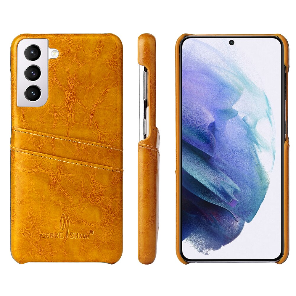 2021 New Leather Fashion Phone Case With Card Pocket For Samsung Galaxy S21 Ultra Plus - theroxymob