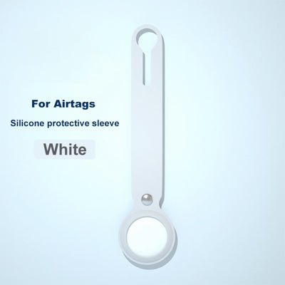 Soft Liquid Silicone Protective Case For Airtags Cover Hangable Keychain Locator Tracker Cover For airtags - theroxymob