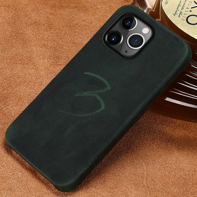 Genuine Leather Phone Case for iPhone 13 Series - theroxymob