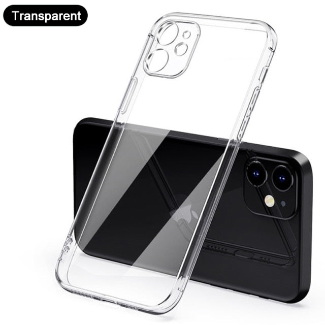 Luxury Matte Plating Transparent Cover for iPhone 13 Series - theroxymob