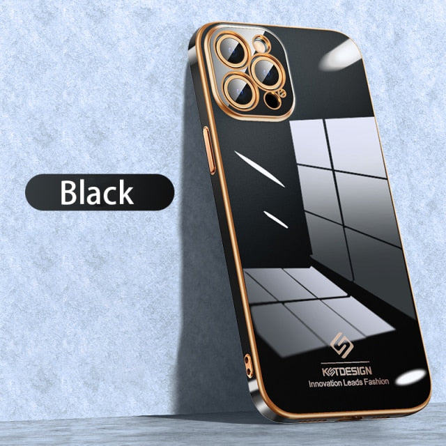 Luxury Cover Silicone Soft Plating For iPhone 13 Series - theroxymob