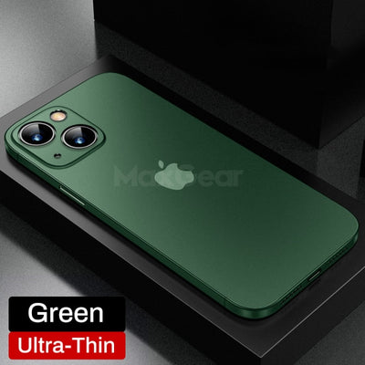 Ultra Thin Matte Case For iPhone 13 Series Transparent Slim Hard Cover Soft Shell - theroxymob