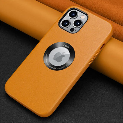 Hollow luxury leather mobile phone case For iPhone 13 Series Anti-falling - theroxymob