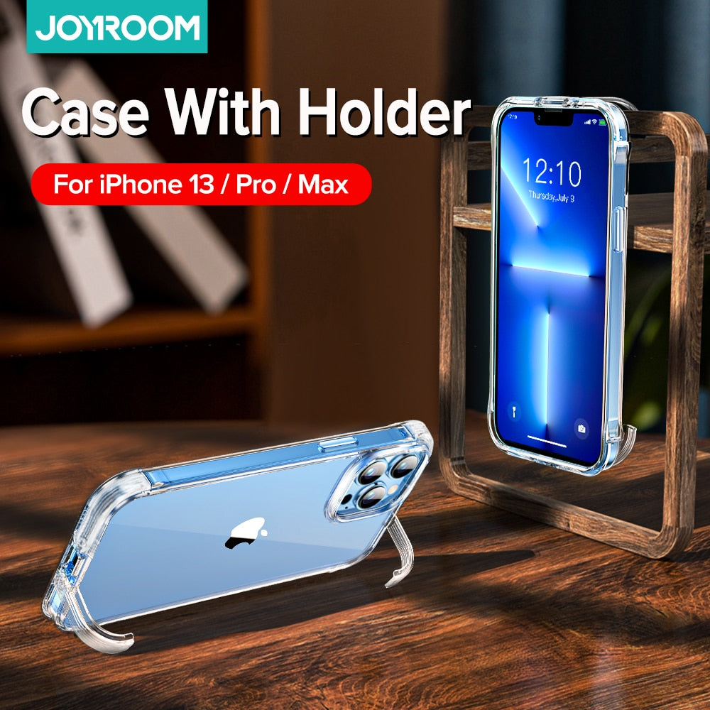 For iPhone 13 Pro Max Case With Holder Stable Four-Corner Bracket Cover For iPhone13 series - theroxymob