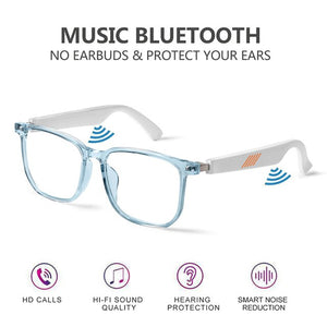 Smart Bluetooth Glasses 5.0 Waterproof Bone Conduction Earphones Music IP67 Wireless Sunglasses Blue Light Proof Trendy Audio - theroxymob
