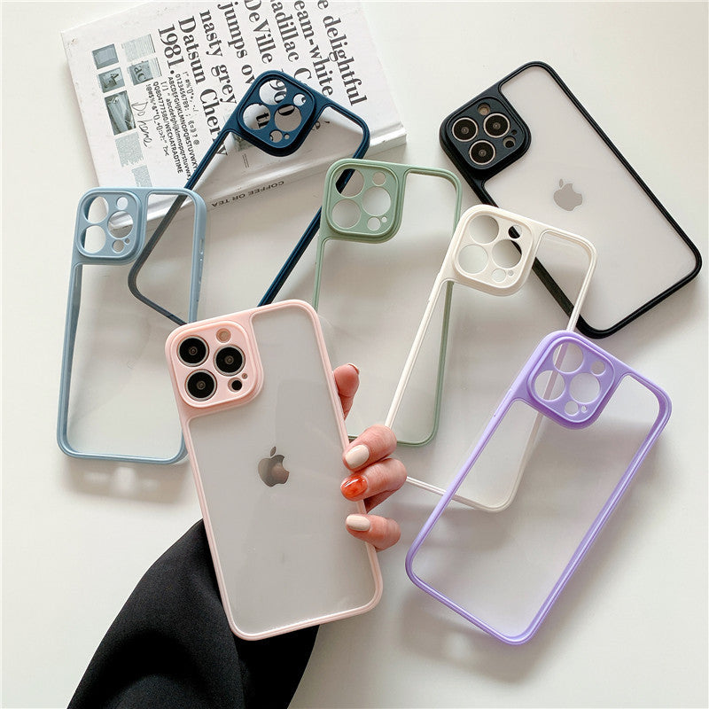 Solid Candy Color Transparent Case - theroxymob