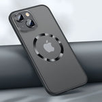 Magsafe Silicone Case with Lens Glass Protection for iPhone 14 13 12 series - theroxymob